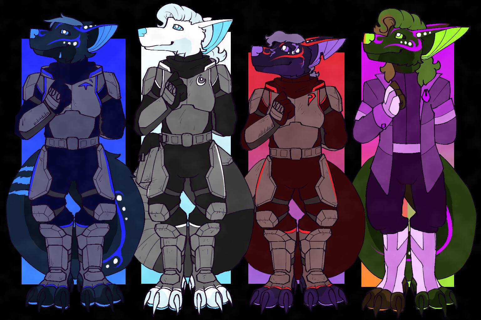 Some Xariels lined up